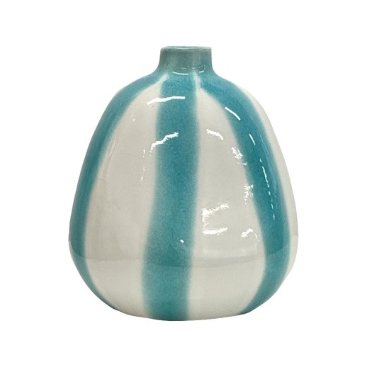  Accessories Accessories Opaline Teal Bulb Vase Large