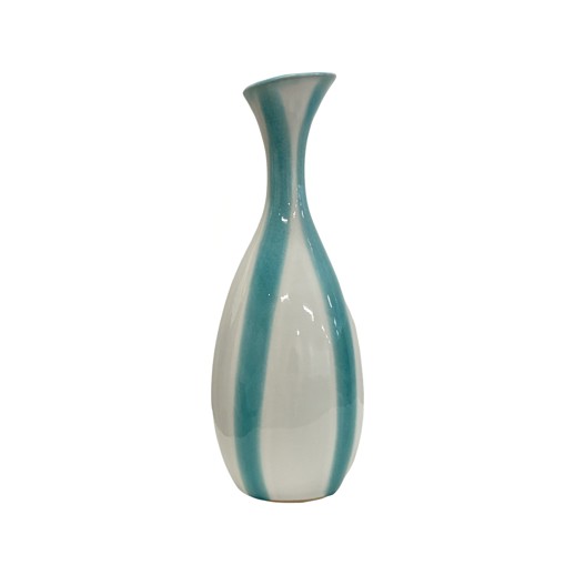  Accessories Accessories Opaline Teal Flare Vase Medium