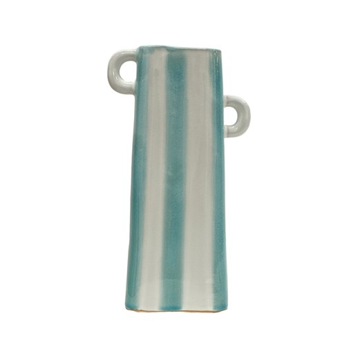  Accessories Accessories Opaline Teal Handle Vase Small