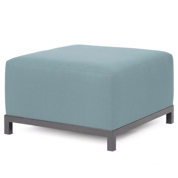 Vinyl Wall Covering Accent Furniture Accent Furniture Axis Ottoman Sterling Breeze Slipcover (Cover Only