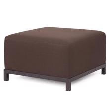 Axis Ottoman Sterling Chocolate Slipcover (Cover O