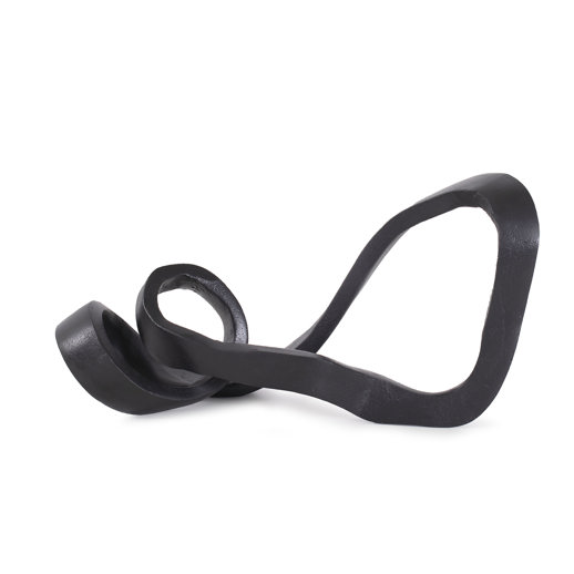  Accessories Accessories Black Ribbon Sculpture