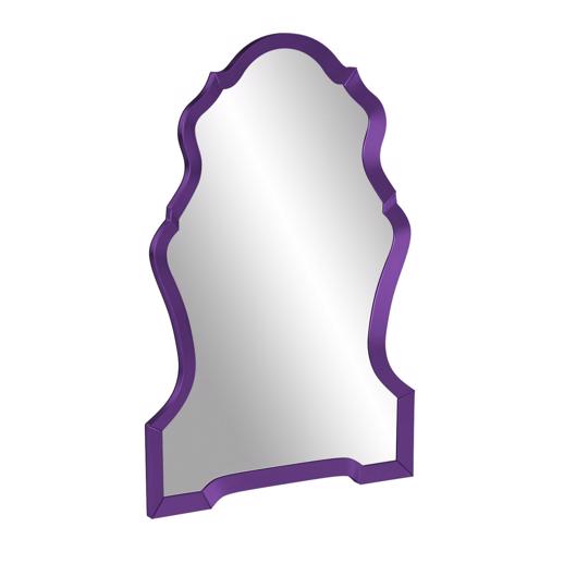  Mirrors Mirrors Nadia Mirror - Glossy Royal Purple