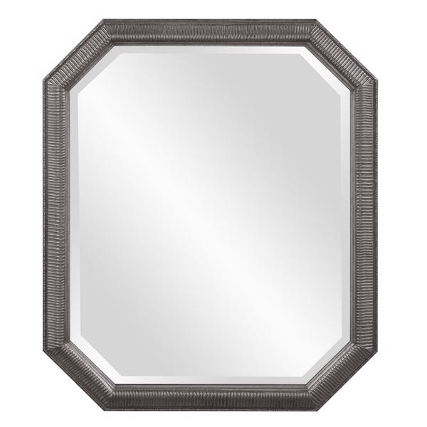 Vinyl Wall Covering Mirrors Mirrors Virginia Mirror - Glossy Charcoal