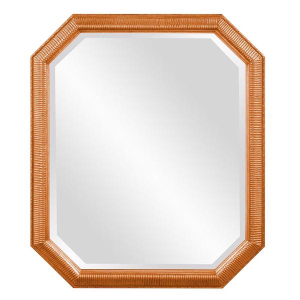 Vinyl Wall Covering Mirrors Mirrors Virginia Mirror - Glossy Orange