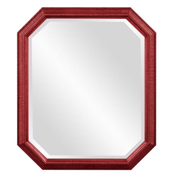 Vinyl Wall Covering Mirrors Mirrors Virginia Mirror - Glossy Red