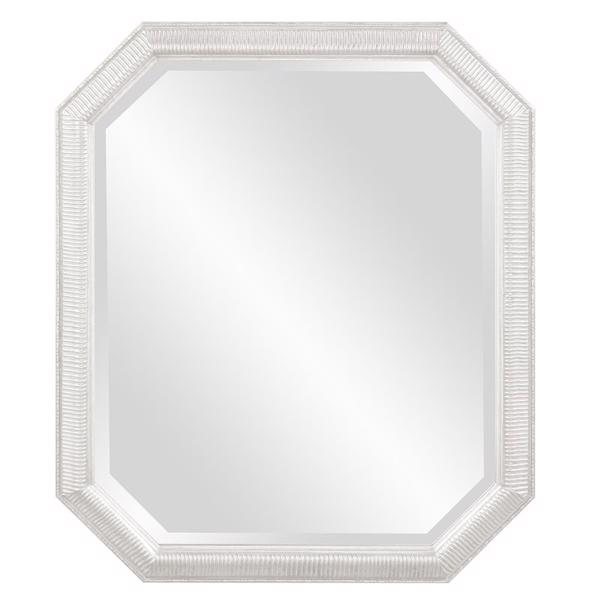 Vinyl Wall Covering Mirrors Mirrors Virginia Mirror - Glossy White