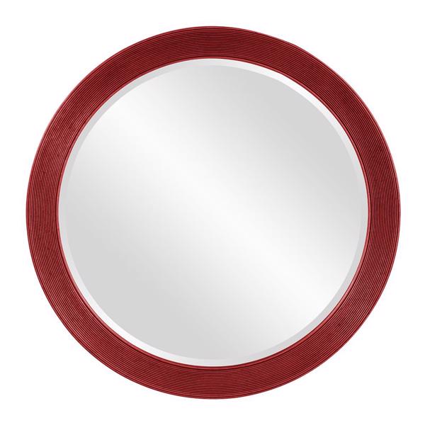 Vinyl Wall Covering Mirrors Mirrors Virginia Mirror - Glossy Red