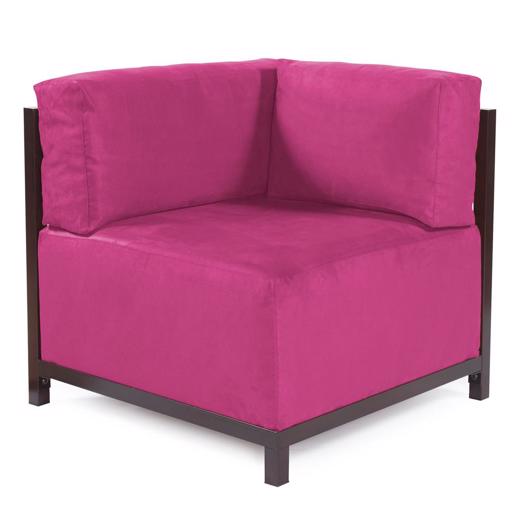  Accent Furniture Accent Furniture Axis Corner Chair Regency Fuchsia Slipcover (Cover