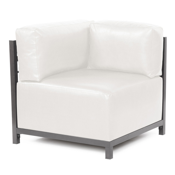 Vinyl Wall Covering Accent Furniture Accent Furniture Custom Axis Corner Chair Cover -Cover Only