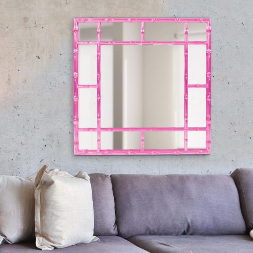  Mirrors Mirrors Bamboo Mirror - Glossy Hot Pink