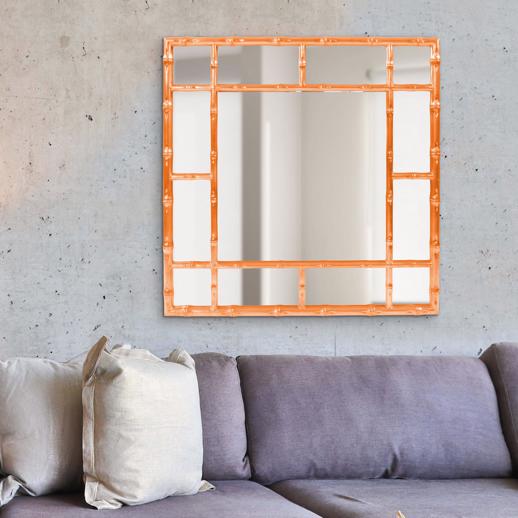  Mirrors Mirrors Bamboo Mirror - Glossy Orange