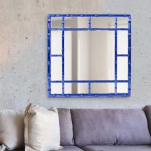 Bamboo Mirror - Glossy Royal Blue