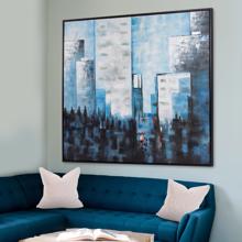 View From The Window Hand Painted Original Art