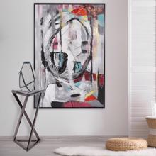 Mid Century Thinker Hand Painted Original Art