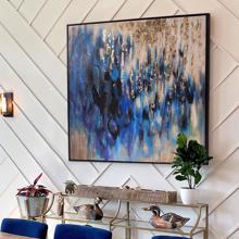 Golden Iris Hand Painted Original Art