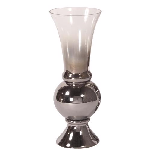  Accessories Accessories Smokey Glass Fluted Small Vase