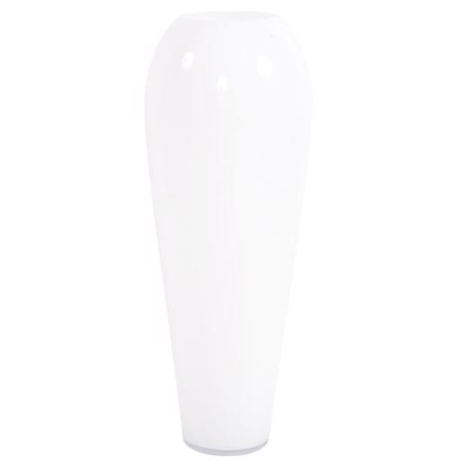  Accessories Accessories Hand Blown White Glass Oversized Vase - Large