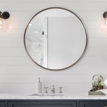 Copenhagen Round Brass Mirror