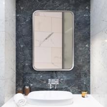 Simone Rectangular Stainless Steel Mirror