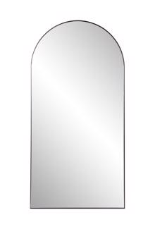 Van Buren Brushed Brass Arched Mirror