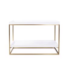 Lyndhurst White Lacquer Console Table