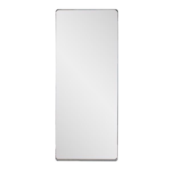 Vinyl Wall Covering Mirrors Mirrors Steele Polished Silver Oversized Mirror