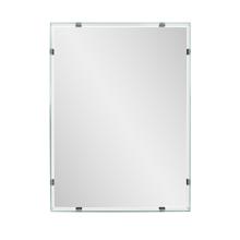 Vivaldo Floating Vanity Mirror with Glass Box Frame