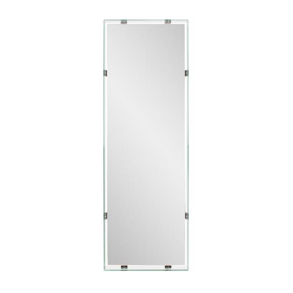 Vinyl Wall Covering Mirrors Mirrors Vivaldo Floating Dressing Mirror with Glass Box Frame