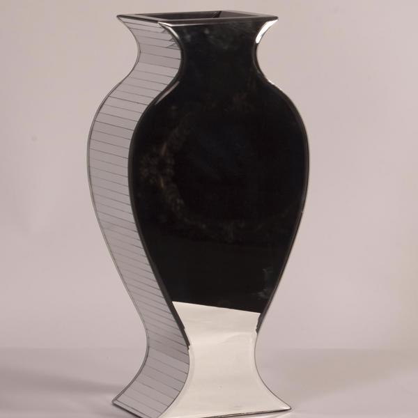 Vinyl Wall Covering Accessories Accessories Rounded Mirrored Vase - Small