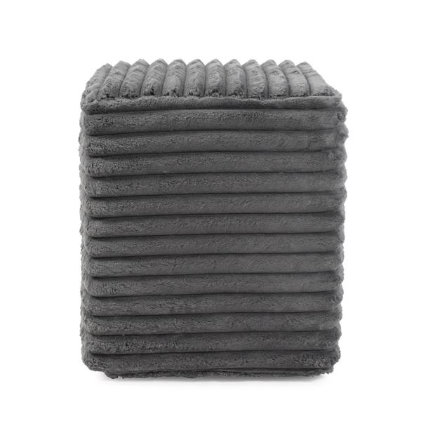 Vinyl Wall Covering Accent Furniture Accent Furniture Universal Cube Cover- Shar Pei Charcoal