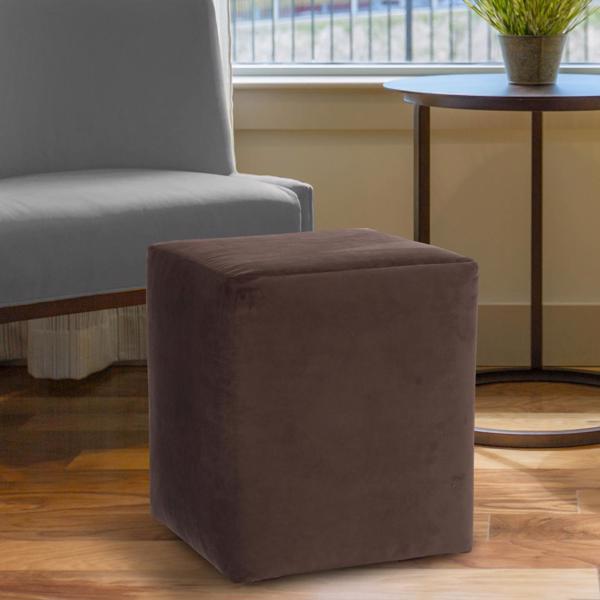 Vinyl Wall Covering Accent Furniture Accent Furniture Universal Cube Cover Bella Chocolate (Cover Only)