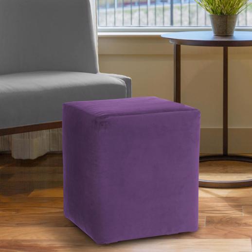  Accent Furniture Accent Furniture Universal Cube Cover Bella Eggplant (Cover Only)