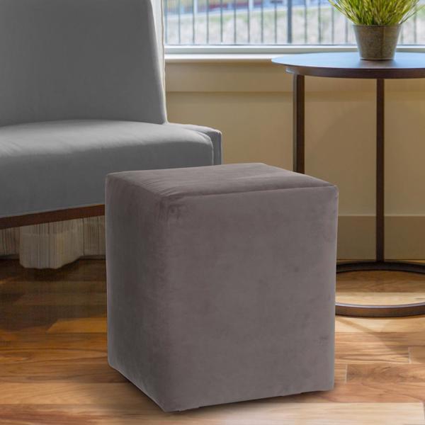 Vinyl Wall Covering Accent Furniture Accent Furniture Universal Cube Cover Bella Pewter (Cover Only)