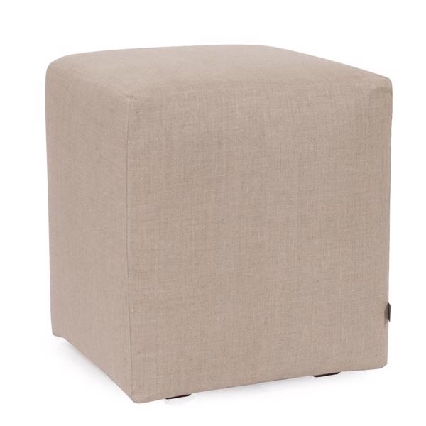 Vinyl Wall Covering Accent Furniture Accent Furniture Universal Cube Cover Linen Slub Natural (Cover Onl