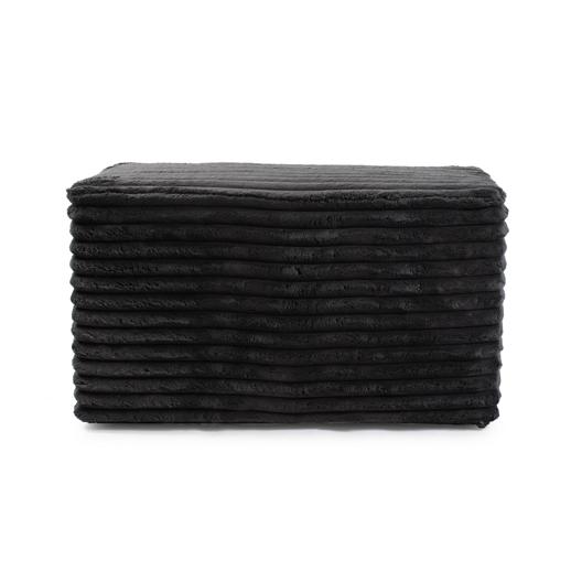  Accent Furniture Accent Furniture Universal Bench Cover- Shar Pei Black