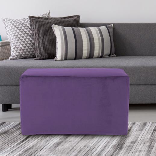  Accent Furniture Accent Furniture Universal Bench Cover Bella Eggplant (Cover Only)