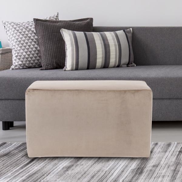Vinyl Wall Covering Accent Furniture Accent Furniture Universal Bench Cover Bella Sand (Cover Only)
