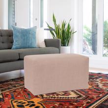 Universal Bench Cover Linen Slub Natural (Cover On