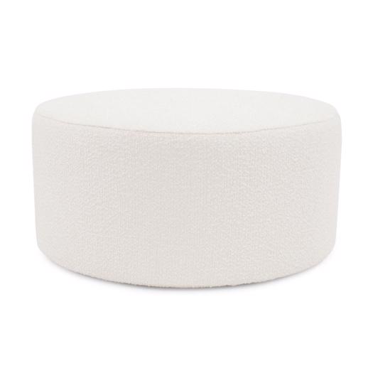  Accent Furniture Accent Furniture Universal Round Ottoman Cover Barbet Natural