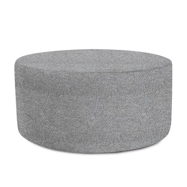 Vinyl Wall Covering Accent Furniture Accent Furniture Universal Round Ottoman Cover Panama Stone