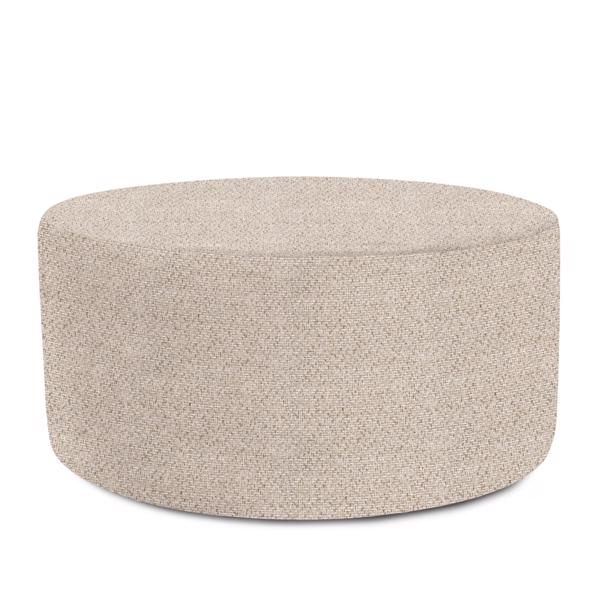 Vinyl Wall Covering Accent Furniture Accent Furniture Universal Round Ottoman Cover Panama Sand