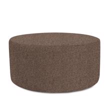 Universal Round Ottoman Cover Panama Chocolate