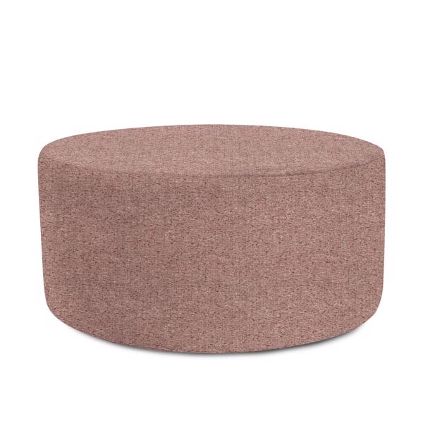 Vinyl Wall Covering Accent Furniture Accent Furniture Universal Round Ottoman Cover Panama Rose