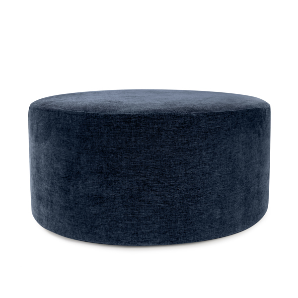 Vinyl Wall Covering Accent Furniture Accent Furniture Komodo Navy Universal 36 Round Ottoman Cover