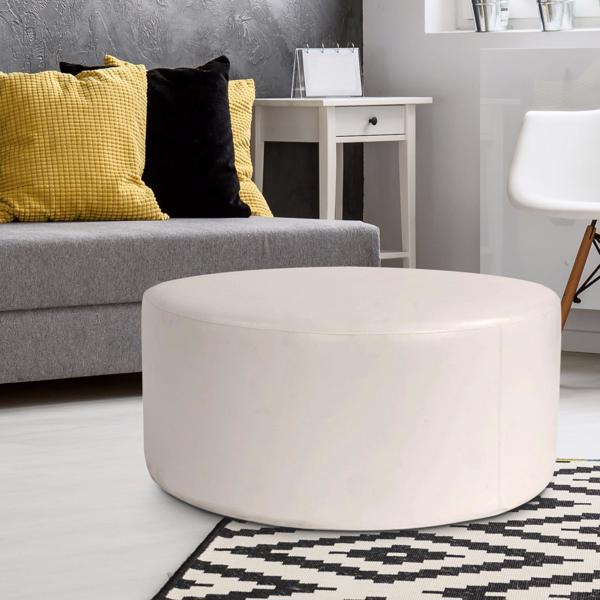 Vinyl Wall Covering Accent Furniture Accent Furniture Universal 36 Round Cover Avanti White (Cover Only)