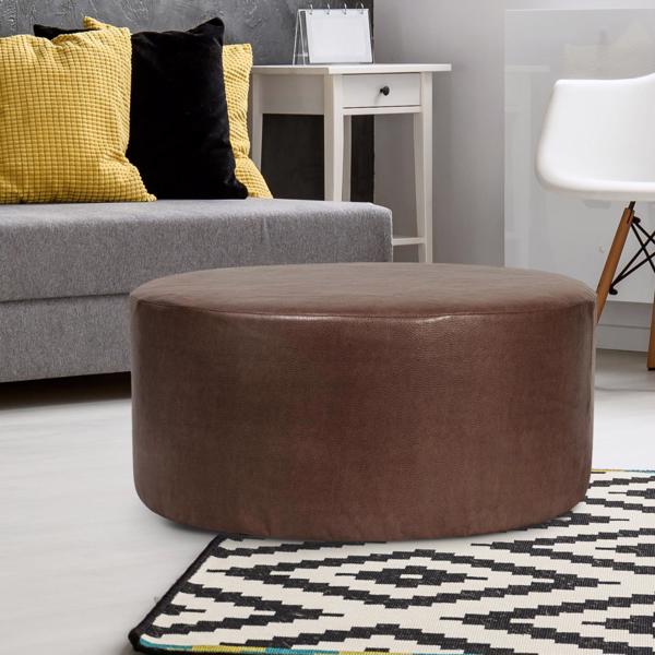 Vinyl Wall Covering Accent Furniture Accent Furniture Universal 36 Round Cover Avanti Pecan (Cover Only)