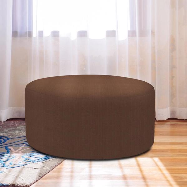 Vinyl Wall Covering Accent Furniture Accent Furniture Universal 36 Round Cover Sterling Chocolate (Cover