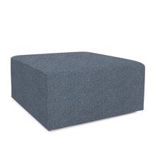 Universal Square Ottoman Cover Panama Indigo