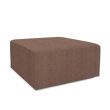 Universal Square Ottoman Cover Panama Chocolate